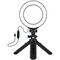 Фото - Кольцевая USB LED-лампа Puluz PKT3058B 4.7" + штатив 12 см (PKT3058B) | click.ua