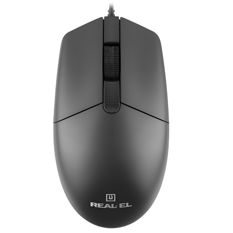 Миша REAL-EL RM-210 Black (EL123200036)