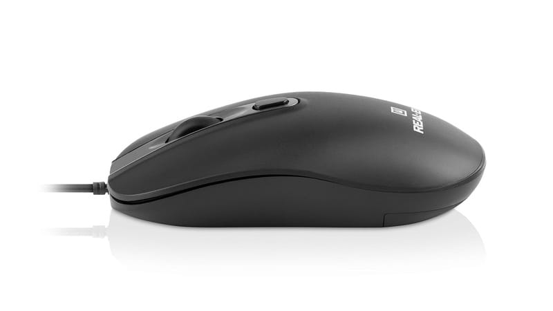 Мышь REAL-EL RM-222 Black (EL123200040)