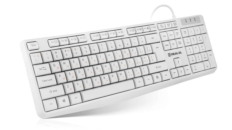Клавиатура REAL-EL RK-513 White
