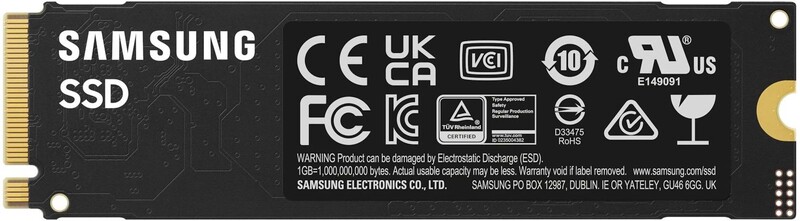 Накопитель SSD  1ТB Samsung 990 EVO Plus M.2 2280 PCIe 5.0 x2 NVMe V-NAND TLC (MZ-V9S1T0BW)