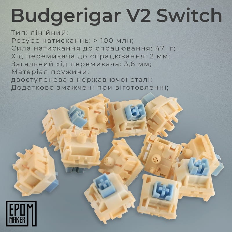 Клавиатура беспроводная Epomaker EK68 65% Budgerigar V2 Switch Hot-Swap (2.4G/BT/USB) RGB UA Black (EK68-B-BV2)