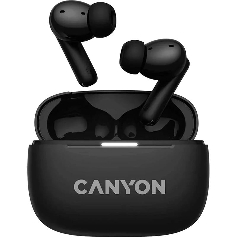Bluetooth-гарнитура Canyon OnGo TWS-10 ANC ENC Black (CNS-TWS10B)