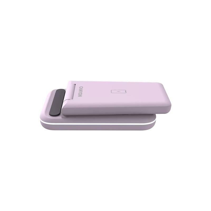 Беспроводное зарядное устройство Canyon WS-304 15W 2in1 Iced Pink (CNS-WCS304IP)