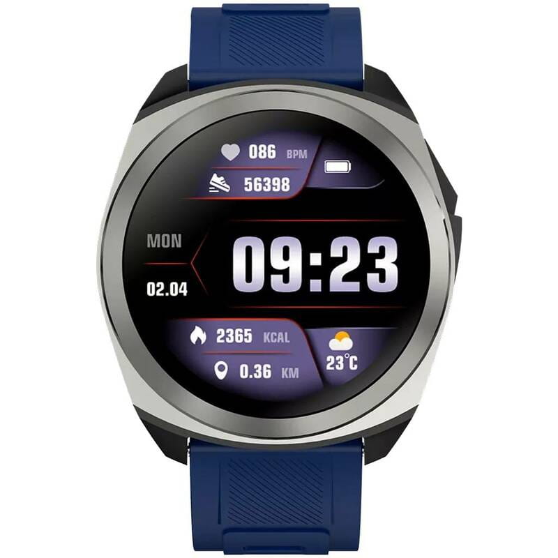 Смарт-годинник Canyon Maveric SW-83 GPS Silver Blue (CNS-SW83SS)