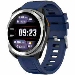 Смарт-годинник Canyon Maveric SW-83 GPS Silver Blue (CNS-SW83SS)