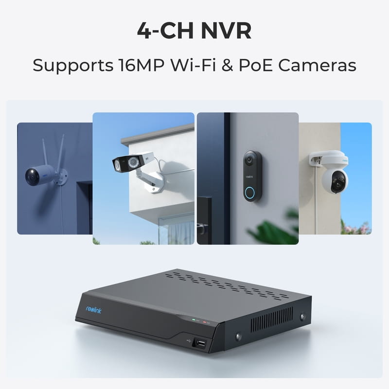 Видеорегистратор Reolink NVS4 без HDD