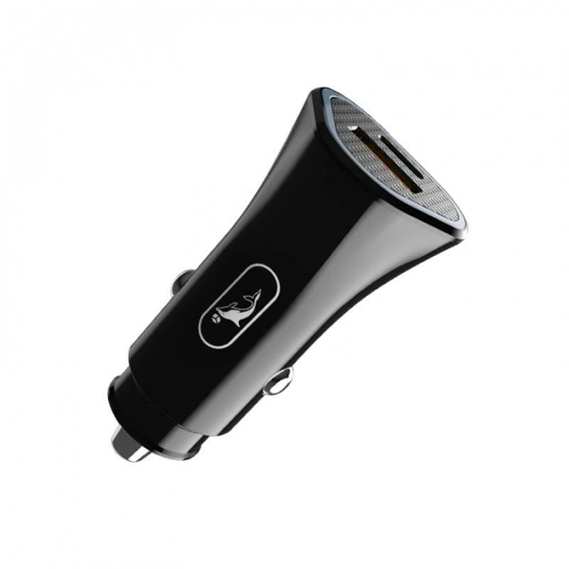 Автомобильное зарядное устройство SkyDolphin SZ16 PD+QC3.0 (2USB, 3.1A) Black (SDAZP-000090)