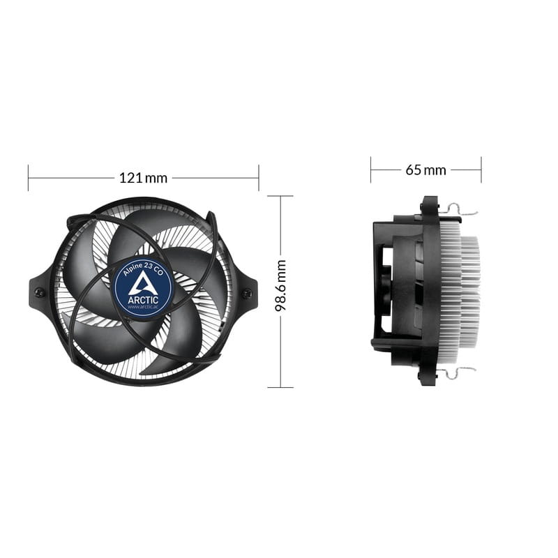 Кулер процесорний Arctic Alpine 23 CO (ACALP00036A)