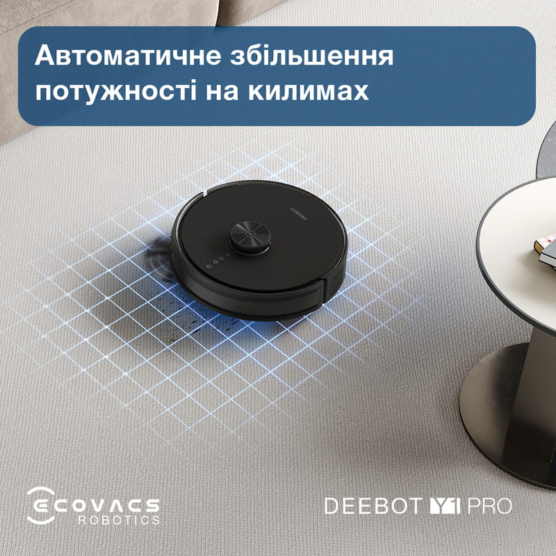Робот-пылесос Ecovacs Deebot Ozmo Y1 Pro Black (DLX34 Black)