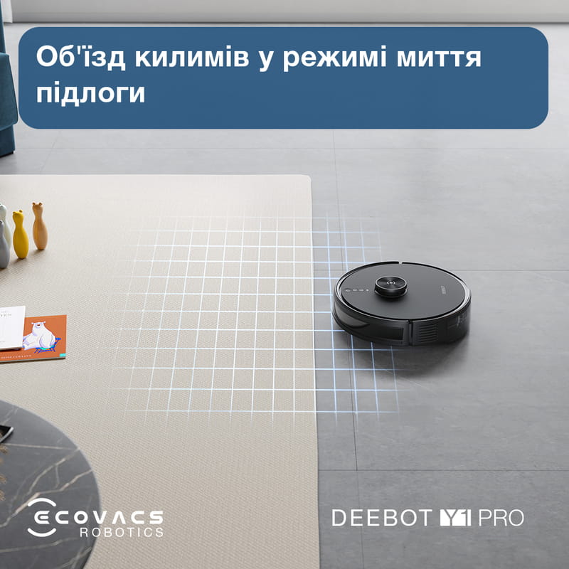 Робот-пылесос Ecovacs Deebot Ozmo Y1 Pro Black (DLX34 Black)