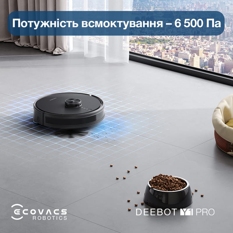 Робот-пылесос Ecovacs Deebot Ozmo Y1 Pro Black (DLX34 Black)