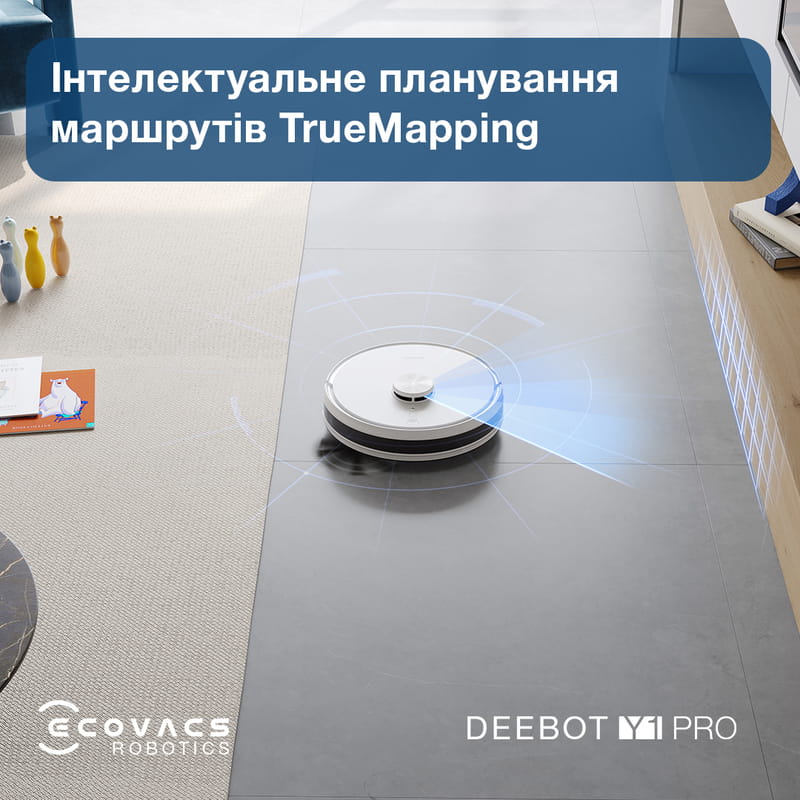 Робот-пилосос Ecovacs Deebot Ozmo Y1 Pro White (DLX34 White)