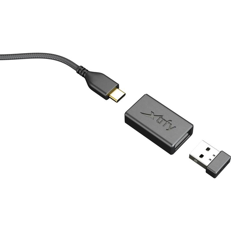 Миша бездротова Xtrfy M42 Wireless RGB Black (M42W-RGB-BLACK)