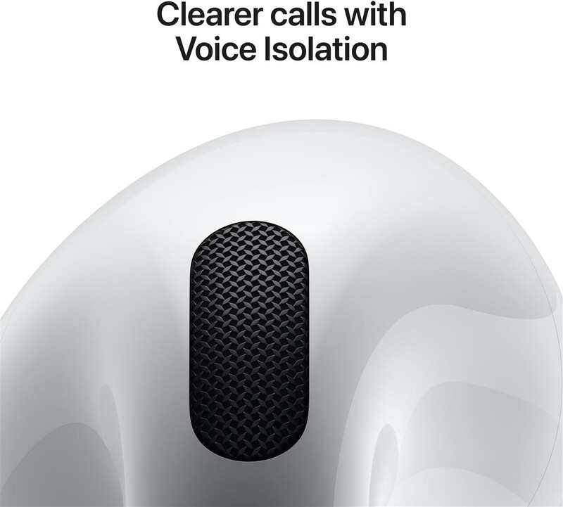 Bluetooth-гарнiтура Apple AirPods 4 with Active Noise Cancellation White (MXP93ZE/A)
