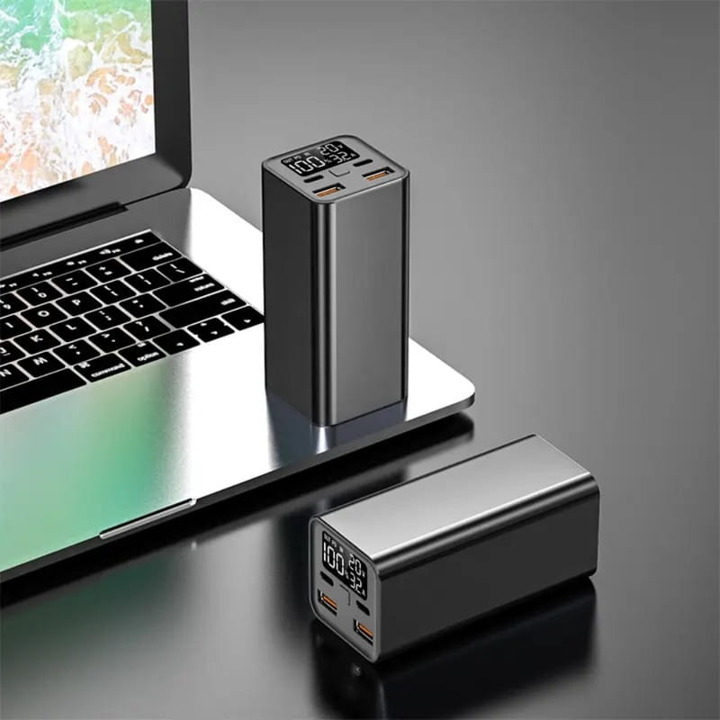 Универсальная мобильная батарея Atria 65W 20000mAh Black (WPD-65)