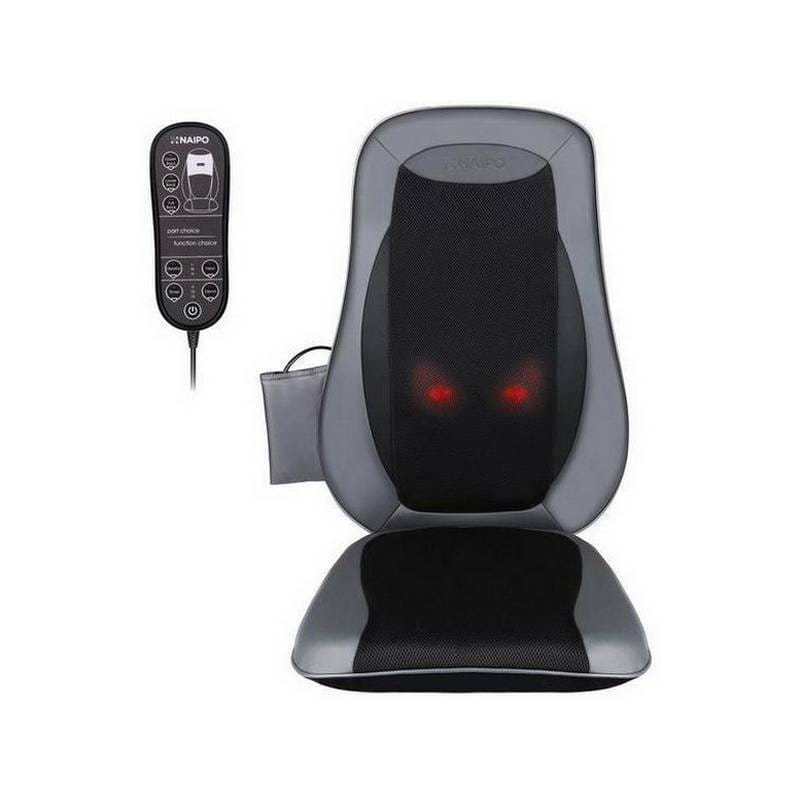 Массажная накидка на кресло Naipo Neck & Back Massager с подогревом, вибрацией и функцией массажа Шиацу (MGBK-2606H)