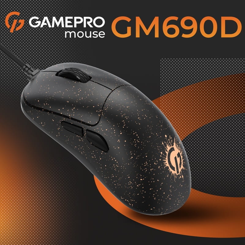 Мышь GamePro GM690D Black/Orange