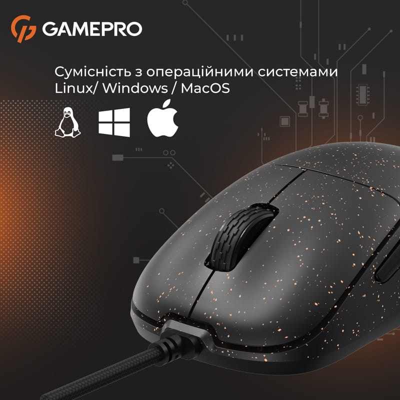 Мышь GamePro GM690D Black/Orange