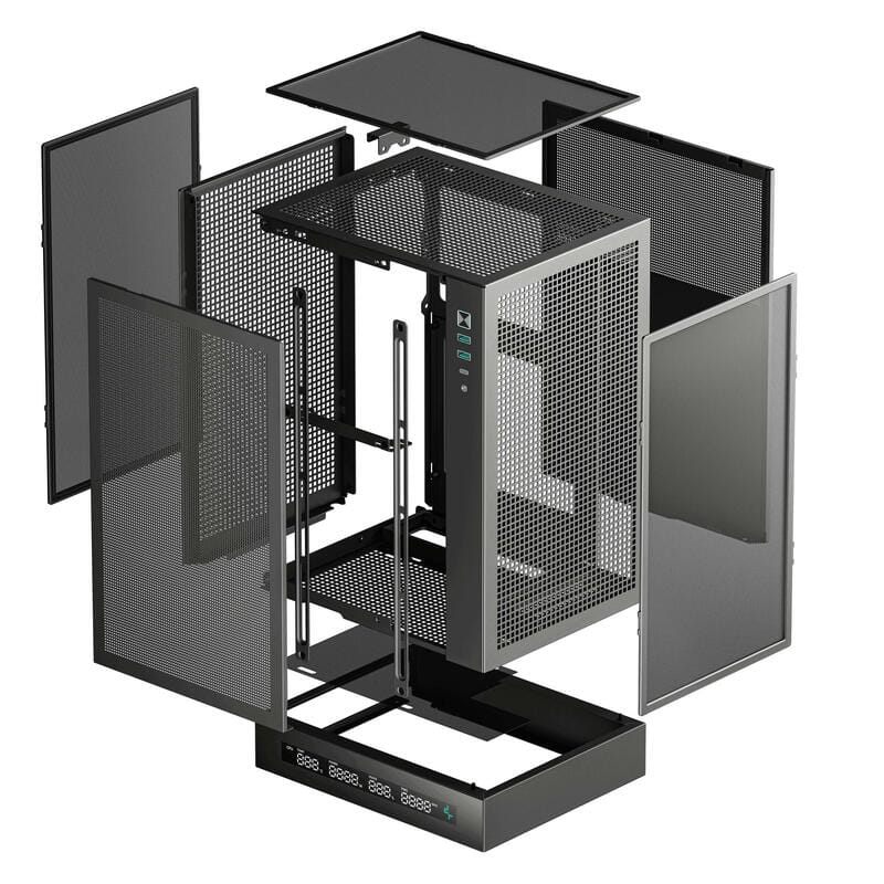 Корпус DeepCool CH170 Digital Black (R-CH170-BKNPI0D-G-1) без БЖ