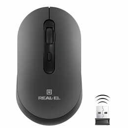 Миша бездротова REAL-EL RM-470W Dark Gray