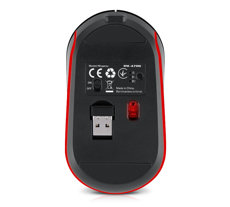 Миша бездротова REAL-EL RM-470W Dark Gray