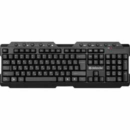 Клавиатура беспроводная Defender Element HB-195 UKR Black (45189)