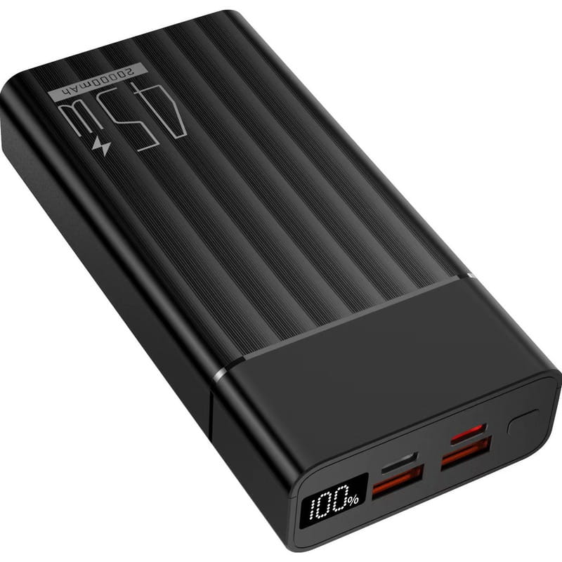 Универсальная мобильная батарея Yenkee YPB 2145 20000mAh 45W Black (37000116)