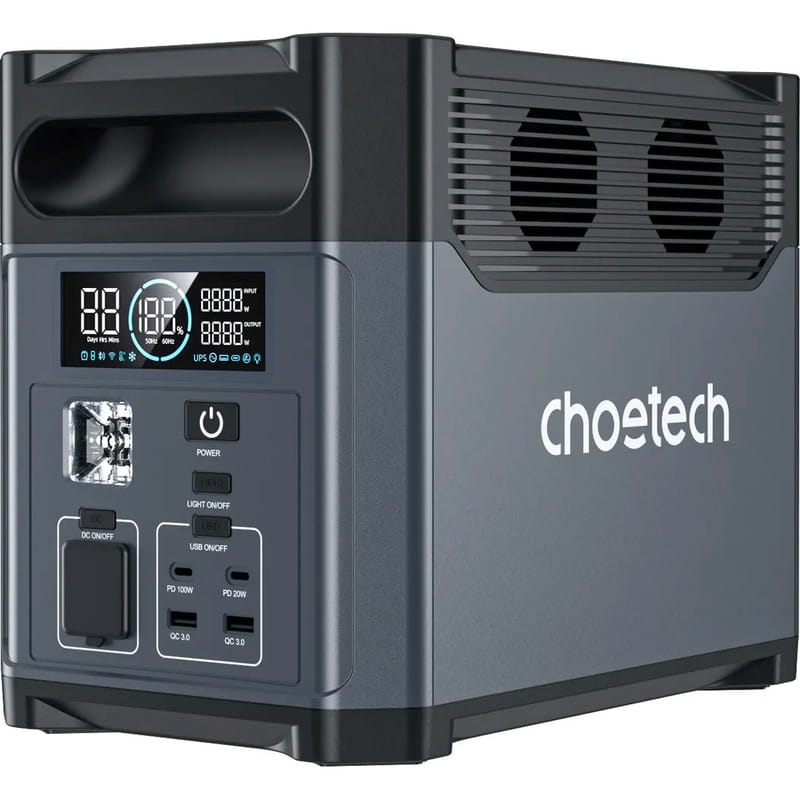 Зарядная станция Choetech BS061 1024Wh, 1200W (BS061-EU-GY)