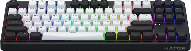 Клавіатура бездротова Hator Rockfall 3 Mecha TKL Wireless Orange Black (HTK850UA)