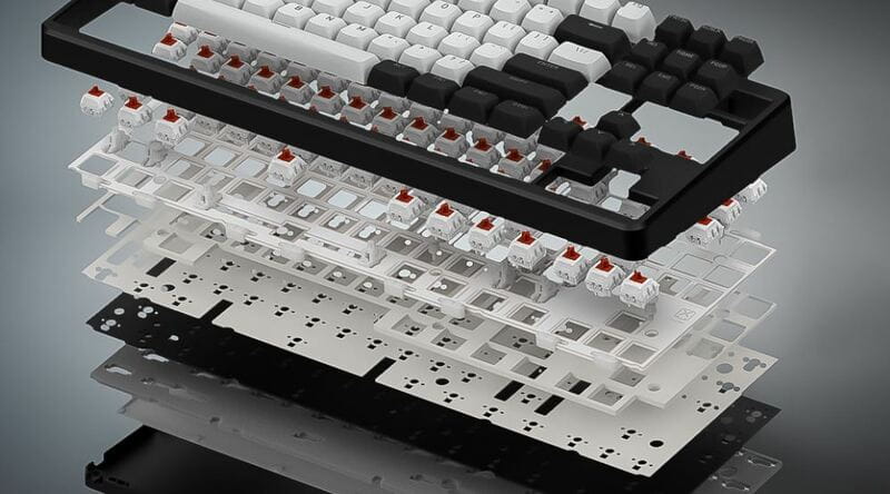 Клавіатура бездротова Hator Rockfall 3 Mecha TKL Wireless Orange Black (HTK850UA)