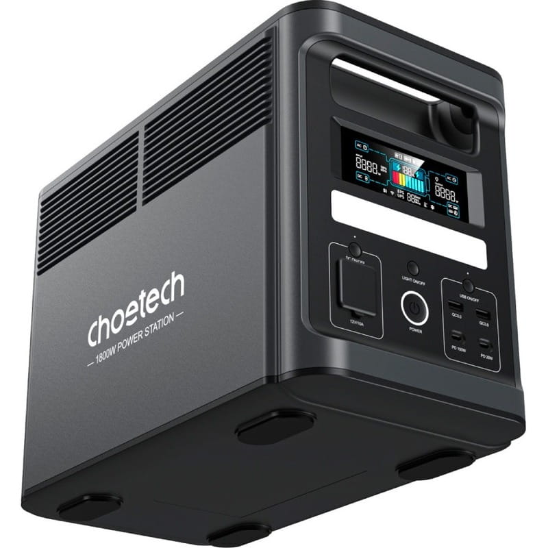 Зарядная станция Choetech BS065 1536Wh, 1800W (BS065-EU-BK)