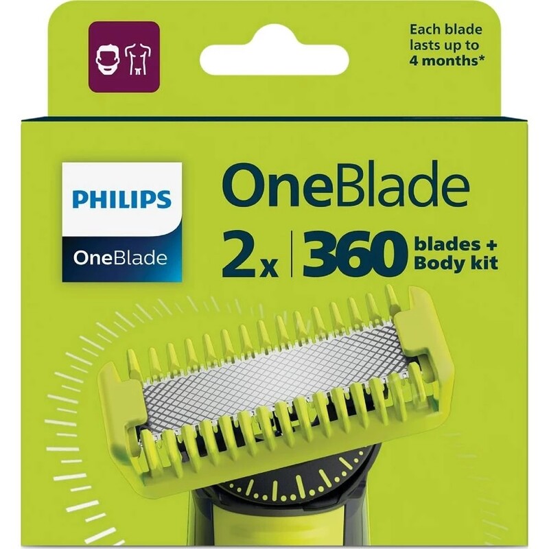 Сменное лезвие Philips OneBlade 360 QP624/50
