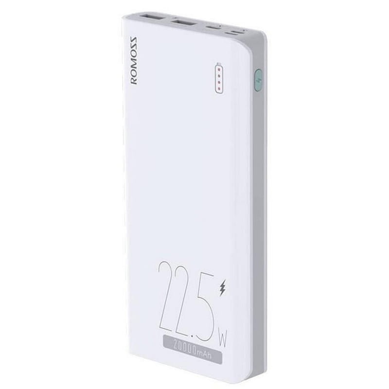 Универсальная мобильная батарея Romoss Sense6F 20000mAh 22.5W White (PPH80-611-1121H)
