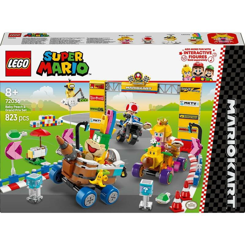 Конструктор LEGO Super Mario: Mario Kart – Baby Peach & Grand Prix (72036)