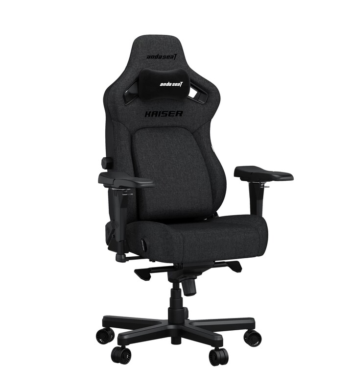 Кресло для геймеров Anda Seat Kaiser 4 Size XL Fabric Dark Grey (AD12YDDC-XLL-20-GB-CF)