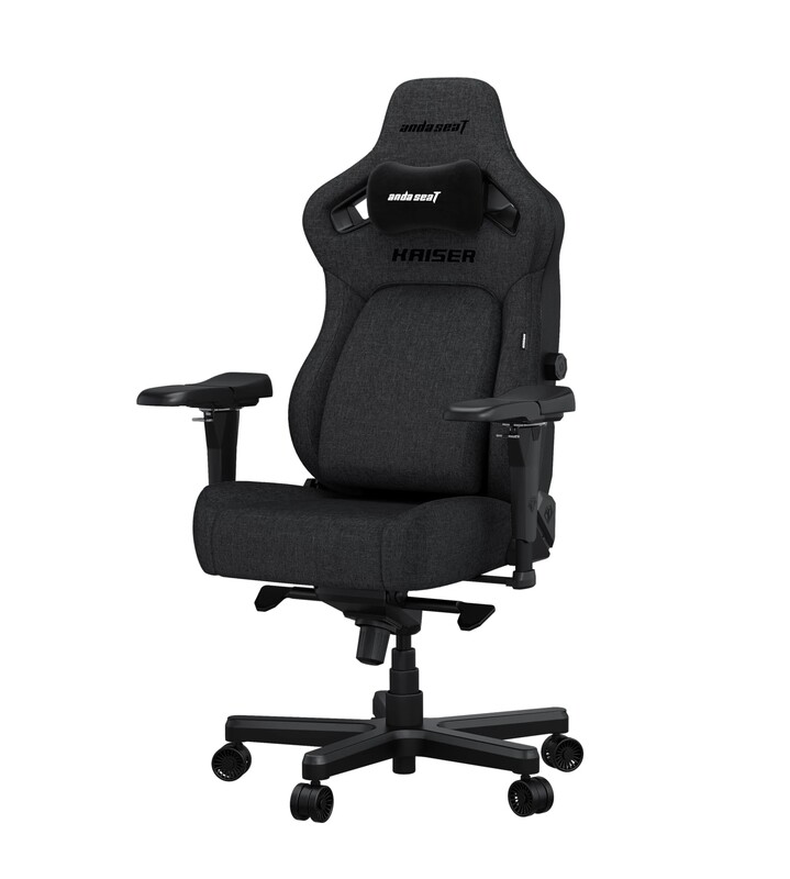 Кресло для геймеров Anda Seat Kaiser 4 Size XL Fabric Dark Grey (AD12YDDC-XLL-20-GB-CF)