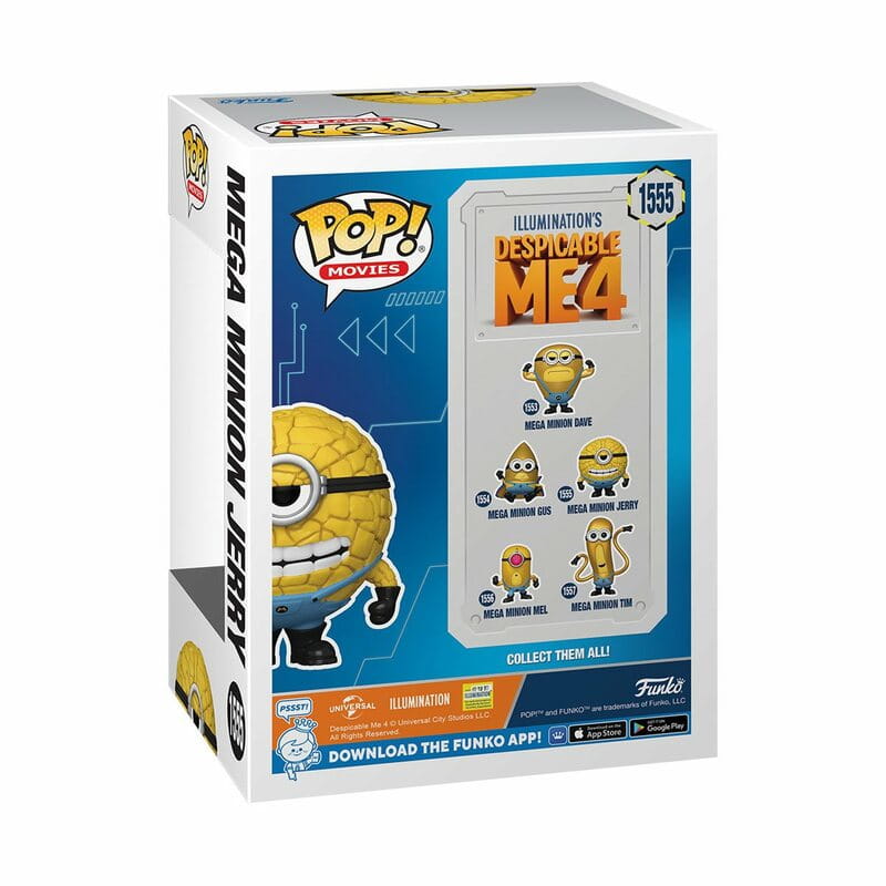 Коллекционная фигурка Funko POP Movies: Despicable Me 4 - Mega Minion Jerry (5908305248378)