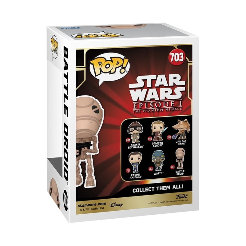 Колекційна фігурка Funko POP Star Wars: PM 25th - Battle Droid (5908305248019)