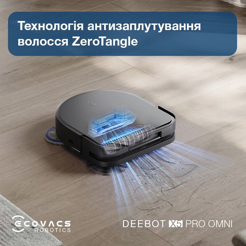 Робот-пилосос Ecovacs Deebot Ozmo X5 Pro Omni (DDX39) Black