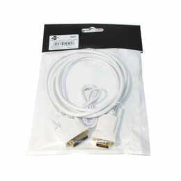 Кабель Atcom (9505) DVI-D - VGA, 1.8м, белый