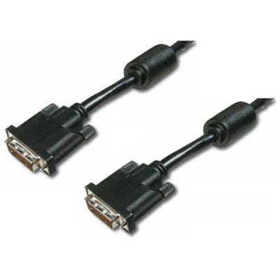 Кабель Digitus DVI-D dual link AM/AM 2m black (AK-320101-020-S)