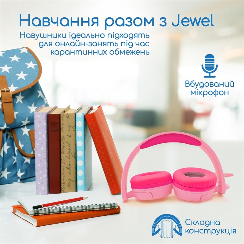Гарнитура Promate Jewel Bubblegum