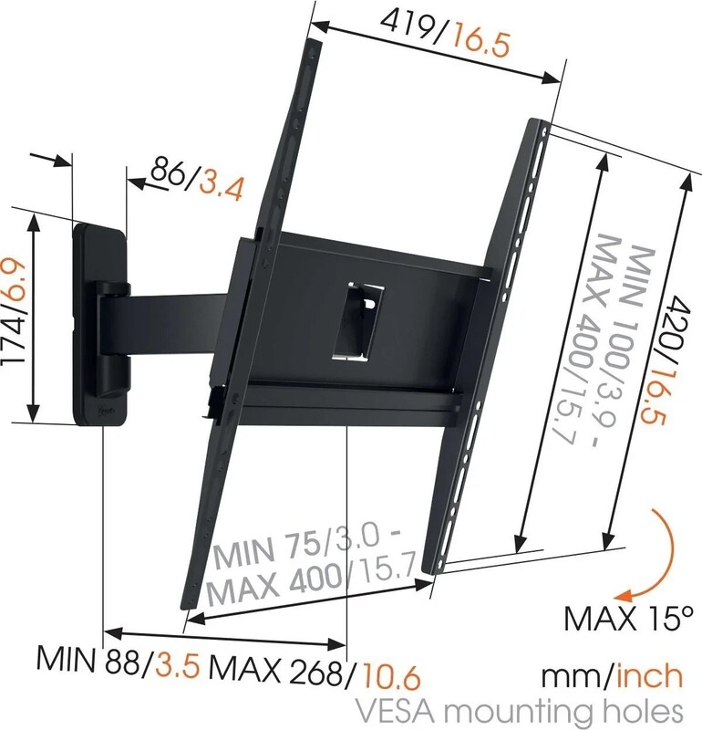 Кронштейн Vogels MA3030 Black (VESA400х400)