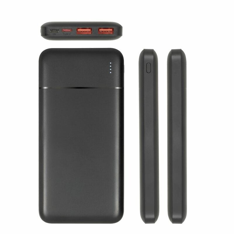 Універсальна мобільна батарея Rivacase Rivapower 10000 mAh 22,5 Вт Black (VA2101)