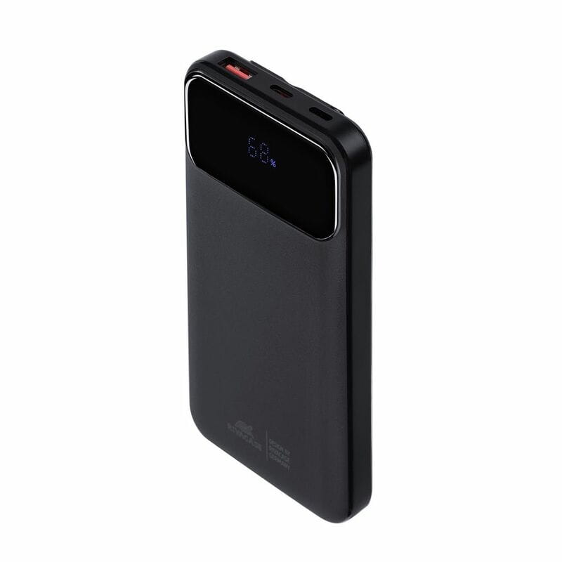 Універсальна мобільна батарея Rivacase Rivapower 10000 mAh 22,5 Вт Black (VA2211)