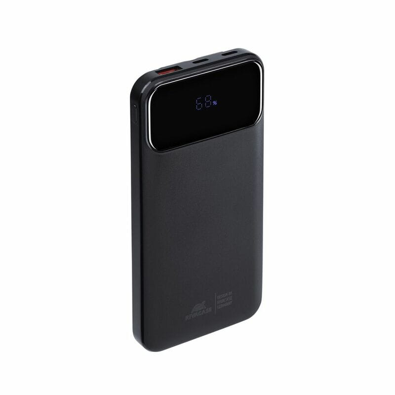 Універсальна мобільна батарея Rivacase Rivapower 10000 mAh 22,5 Вт Black (VA2211)