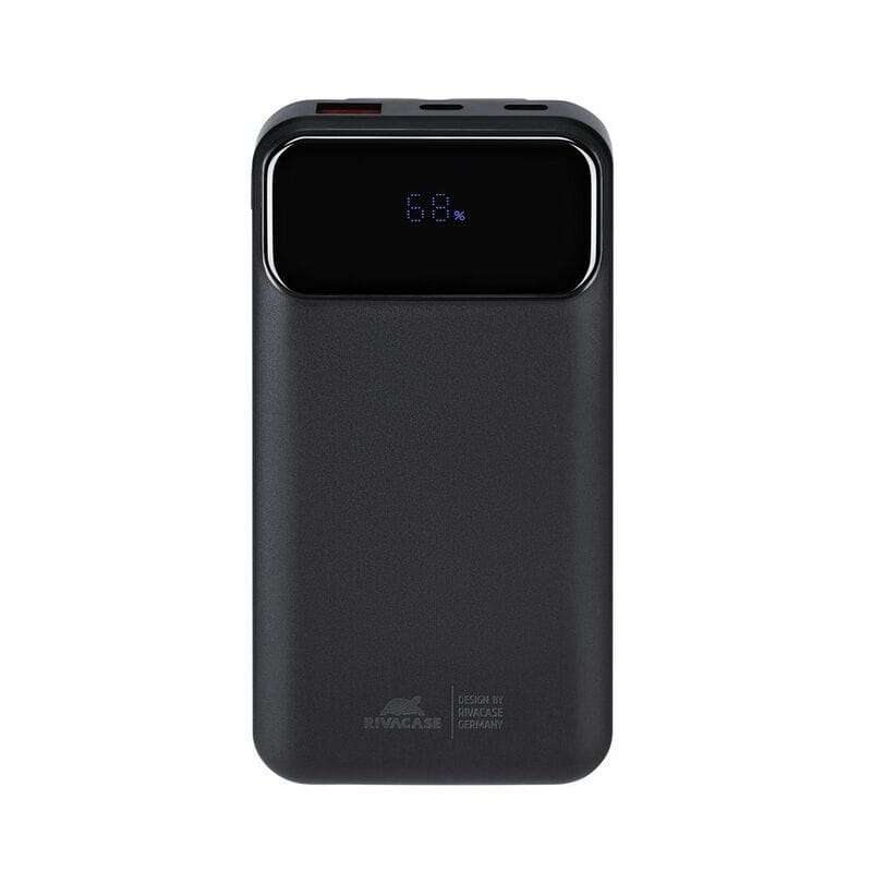 Універсальна мобільна батарея Rivacase Rivapower 10000 mAh 22,5 Вт Black (VA2211)