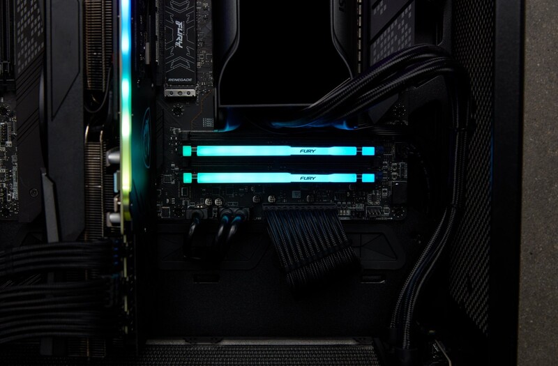 Модуль пам`яті DDR5 2x16GB/5600 Kingston Fury Beast RGB Black (KF556C40BBAK2-32)