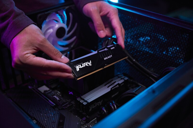 Модуль пам`яті DDR5 2x16GB/5600 Kingston Fury Beast RGB Black (KF556C40BBAK2-32)